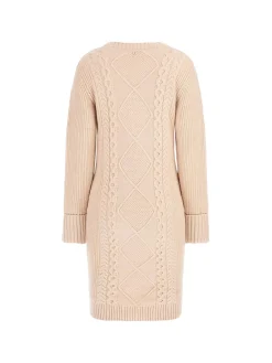 Abito manica lunga sweater Serena biscotto
