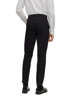 Abito slim fit monopetto in tessuto stretch