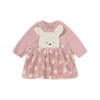 Abito teddy rosa