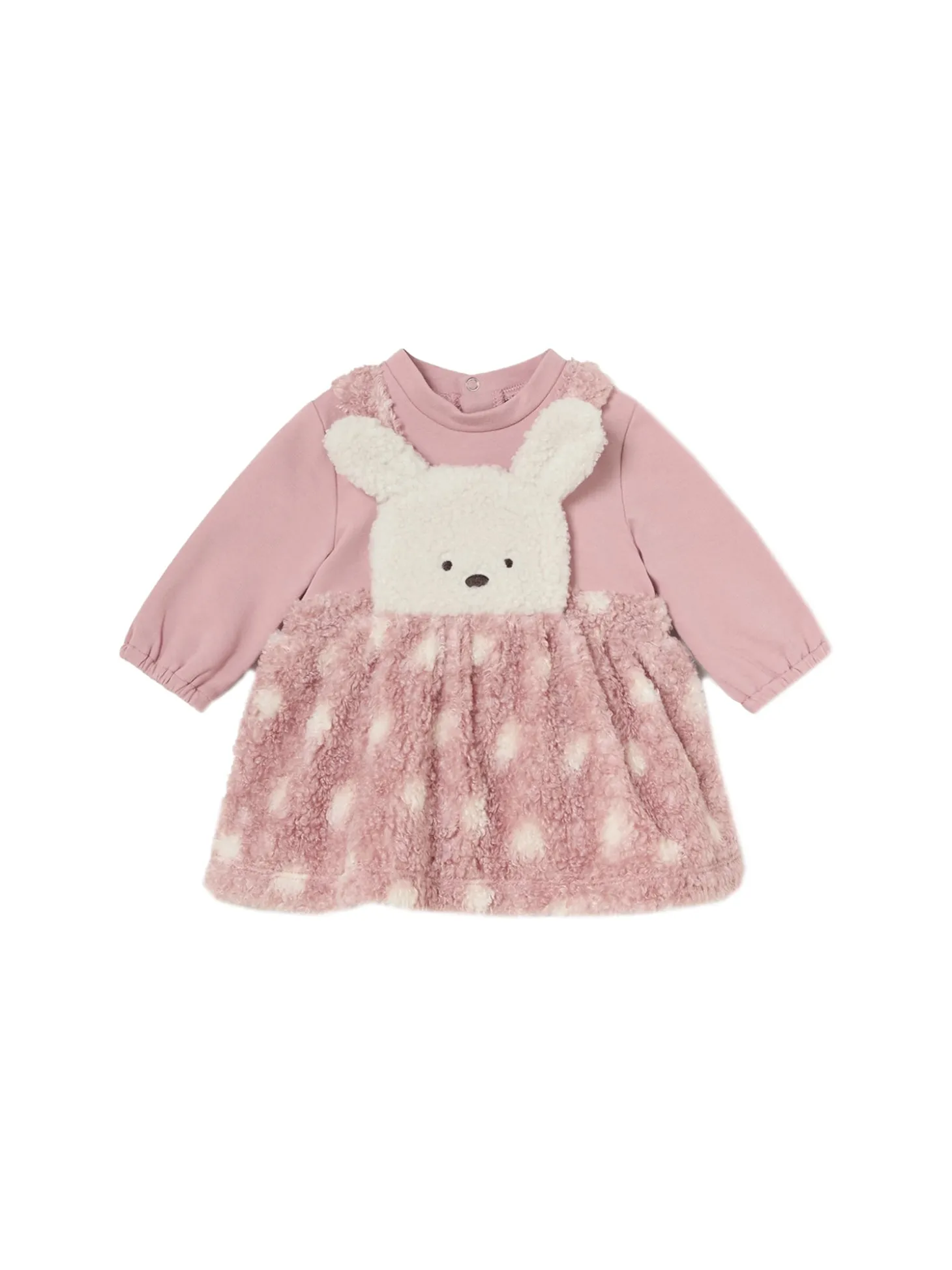 Abito teddy rosa