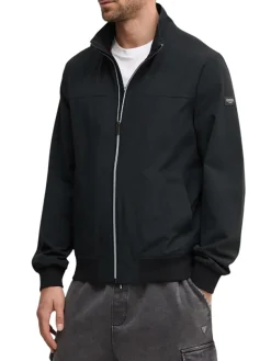 Bomber con zip nero