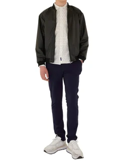 Bomber ecopelle bambino nero