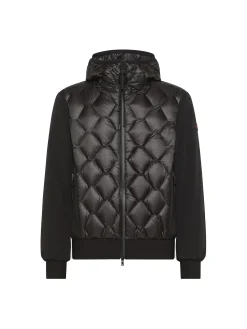 Bomber Koons con zip e cappuccio nero