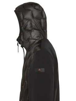 Bomber Koons con zip e cappuccio nero