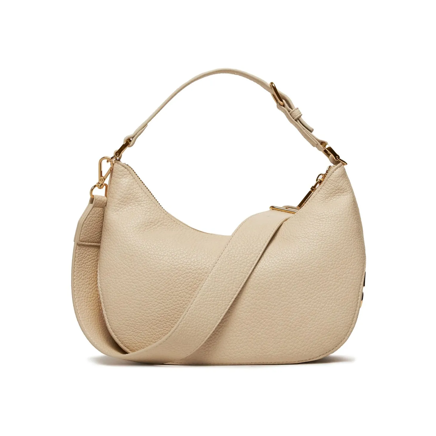 Borsa a spalla big con tracolla beige
