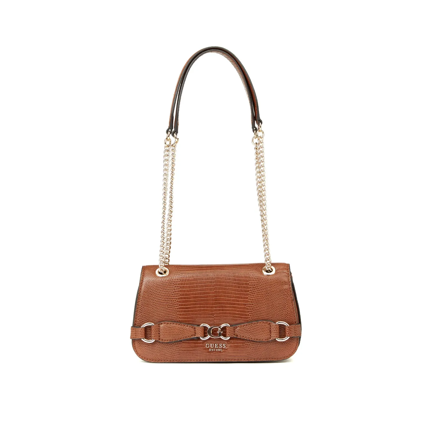 Borsa a spalla convertible Arlena cognac