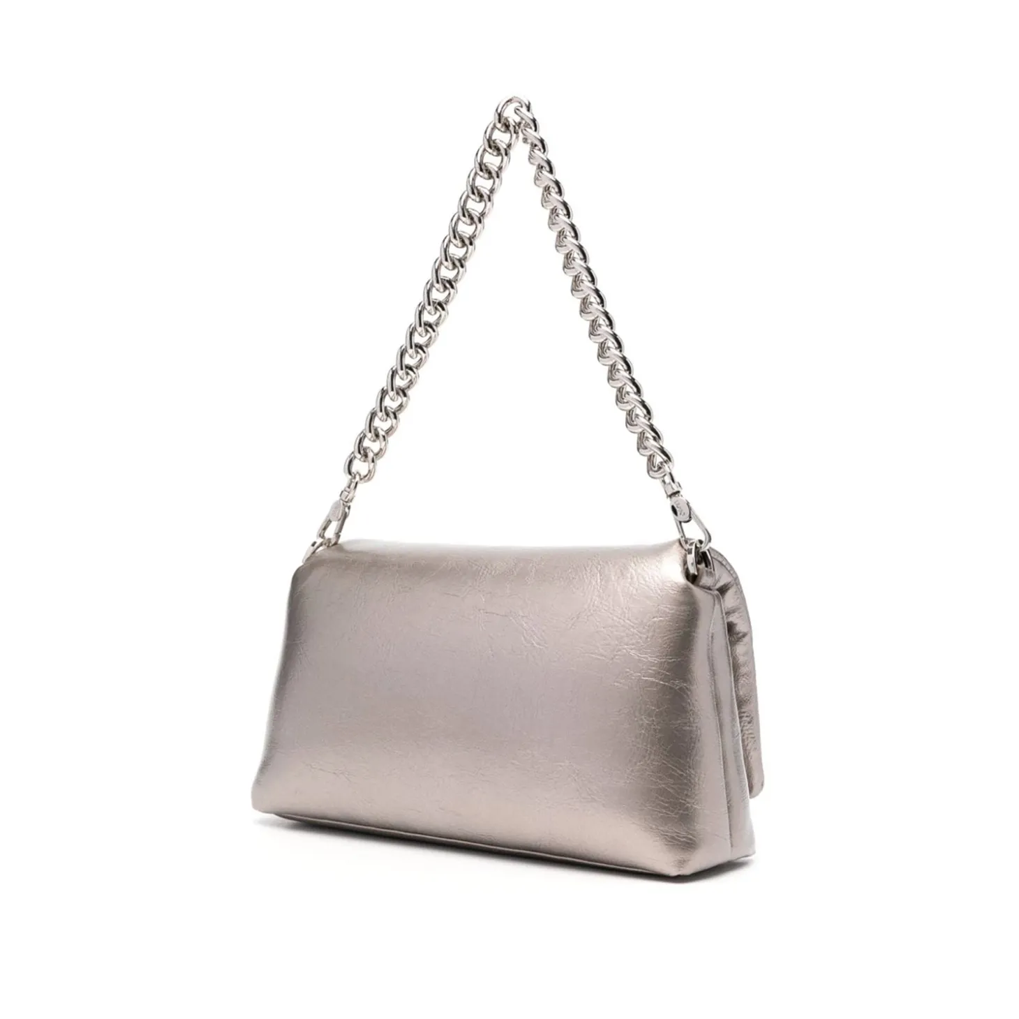 Borsa a spalla m moka metallizzato