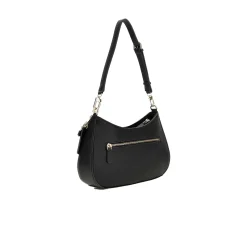Borsa a spalla Noelle logo nero
