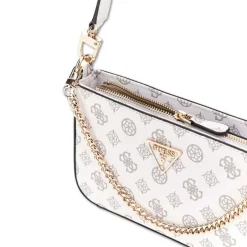 Borsa a spalla Noelle logo all over sand