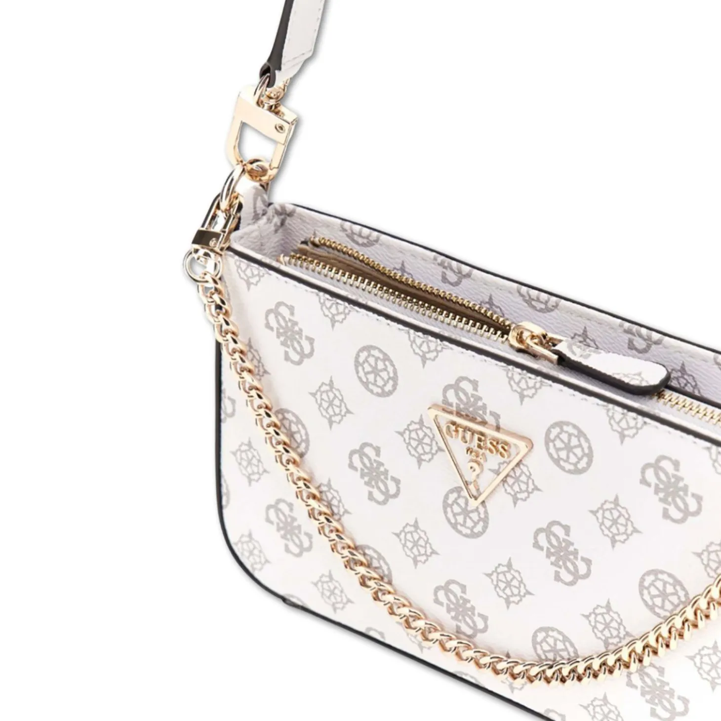 Borsa a spalla Noelle logo all over sand