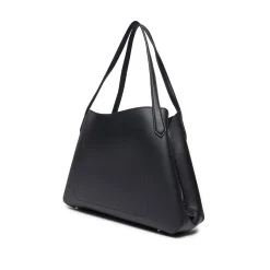 Borsa a spalla Sora coal logo nero