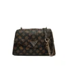 Borsa a tracolla a trapezio Dorys logo moka