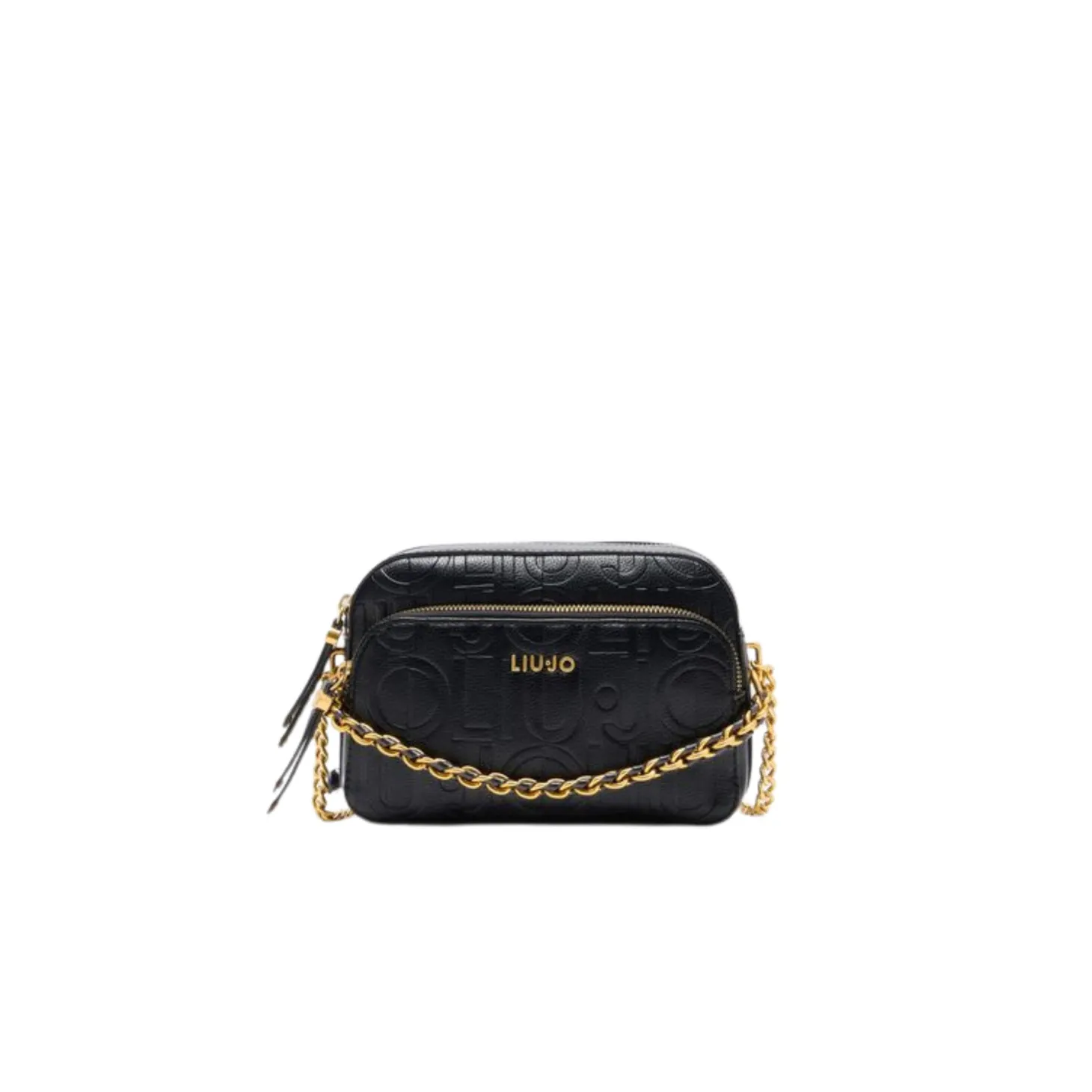 Borsa a tracolla camera case lettering nero