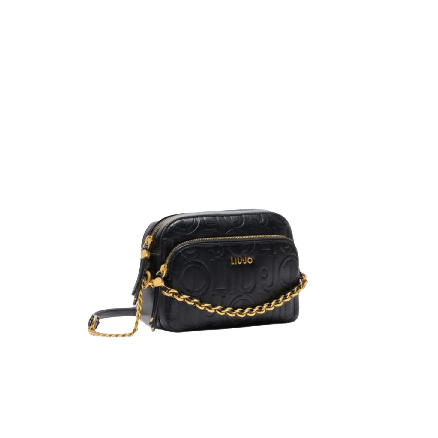 Borsa a tracolla camera case lettering nero
