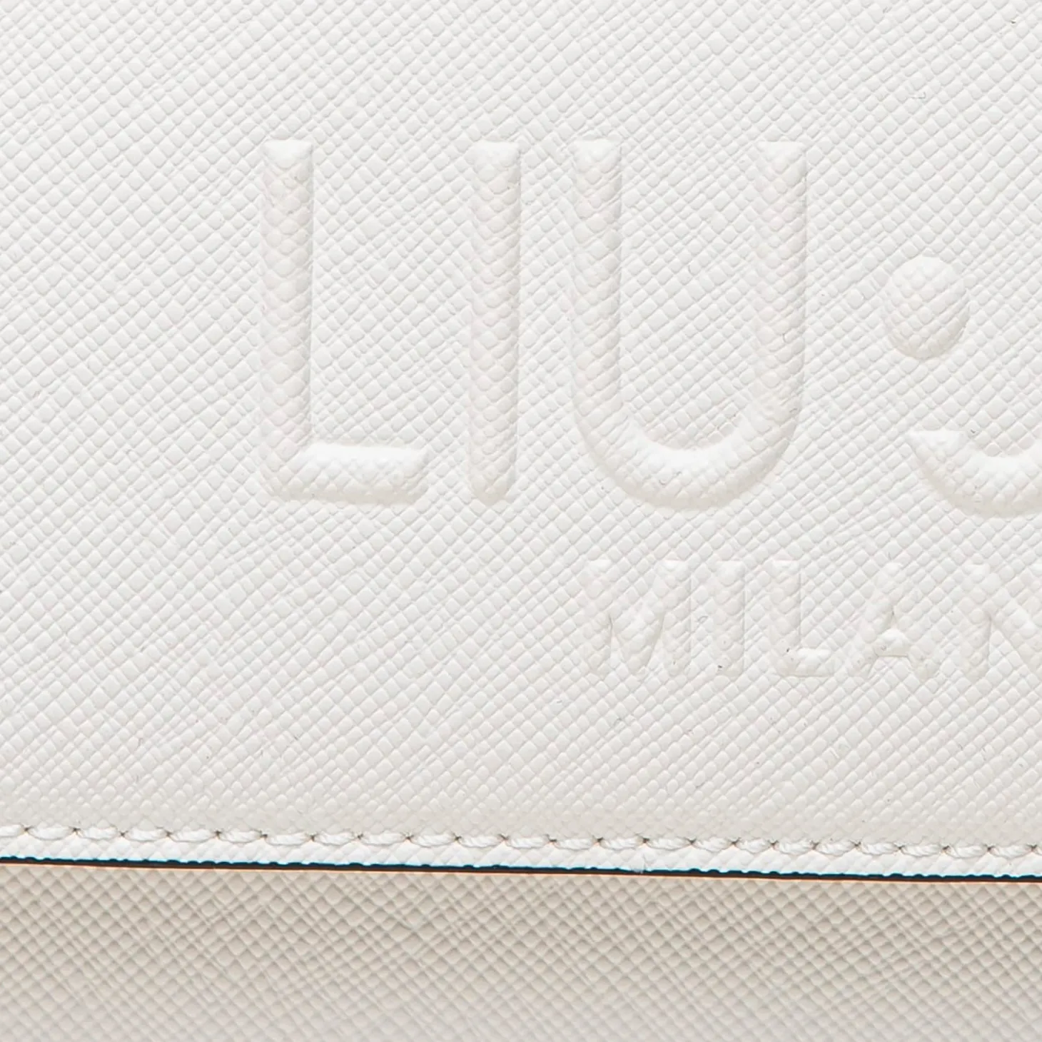 Borsa a tracolla logo stampato celeste