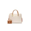 Borsa bauletto bottolato crema/beige