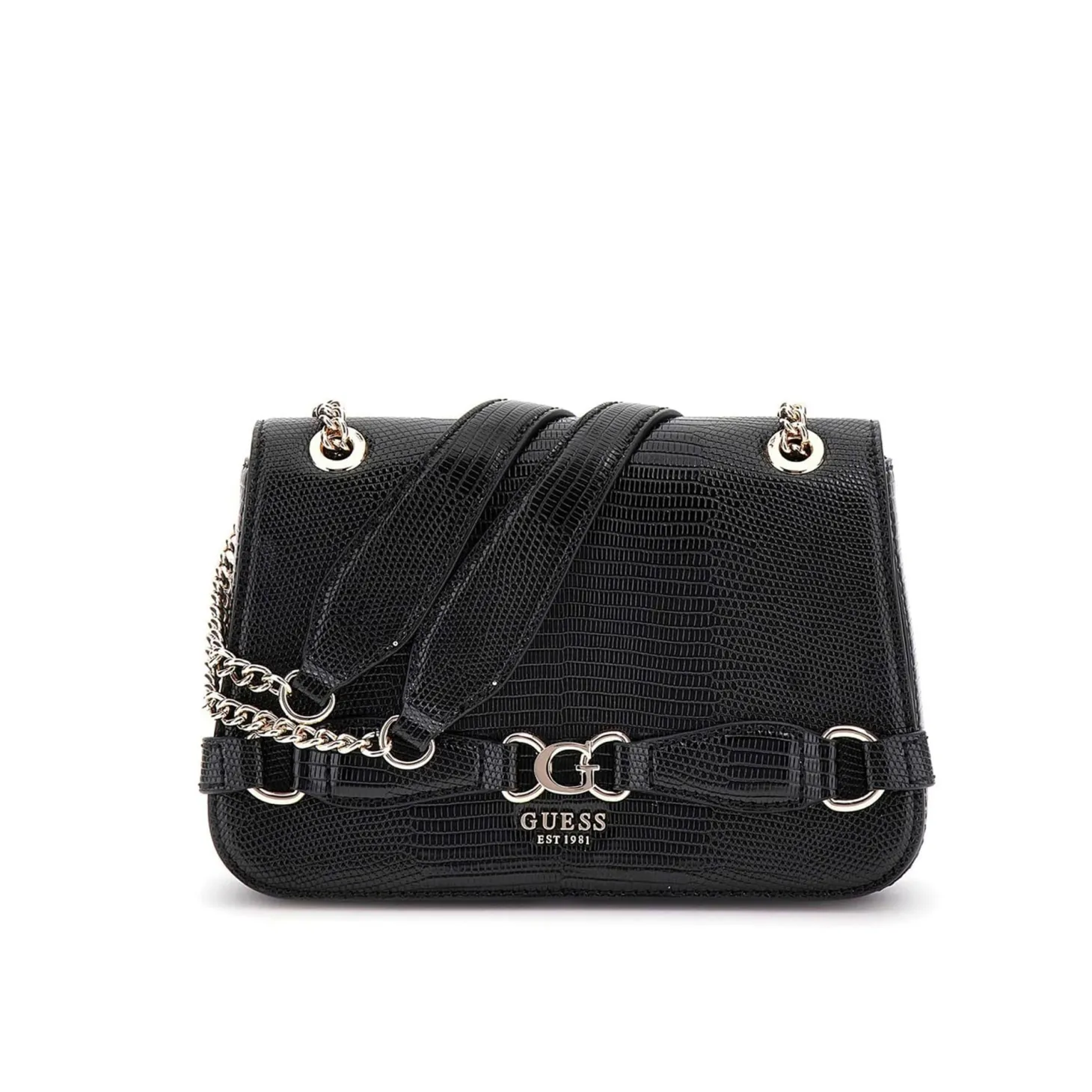 Borsa flap convertibile Arlena nero