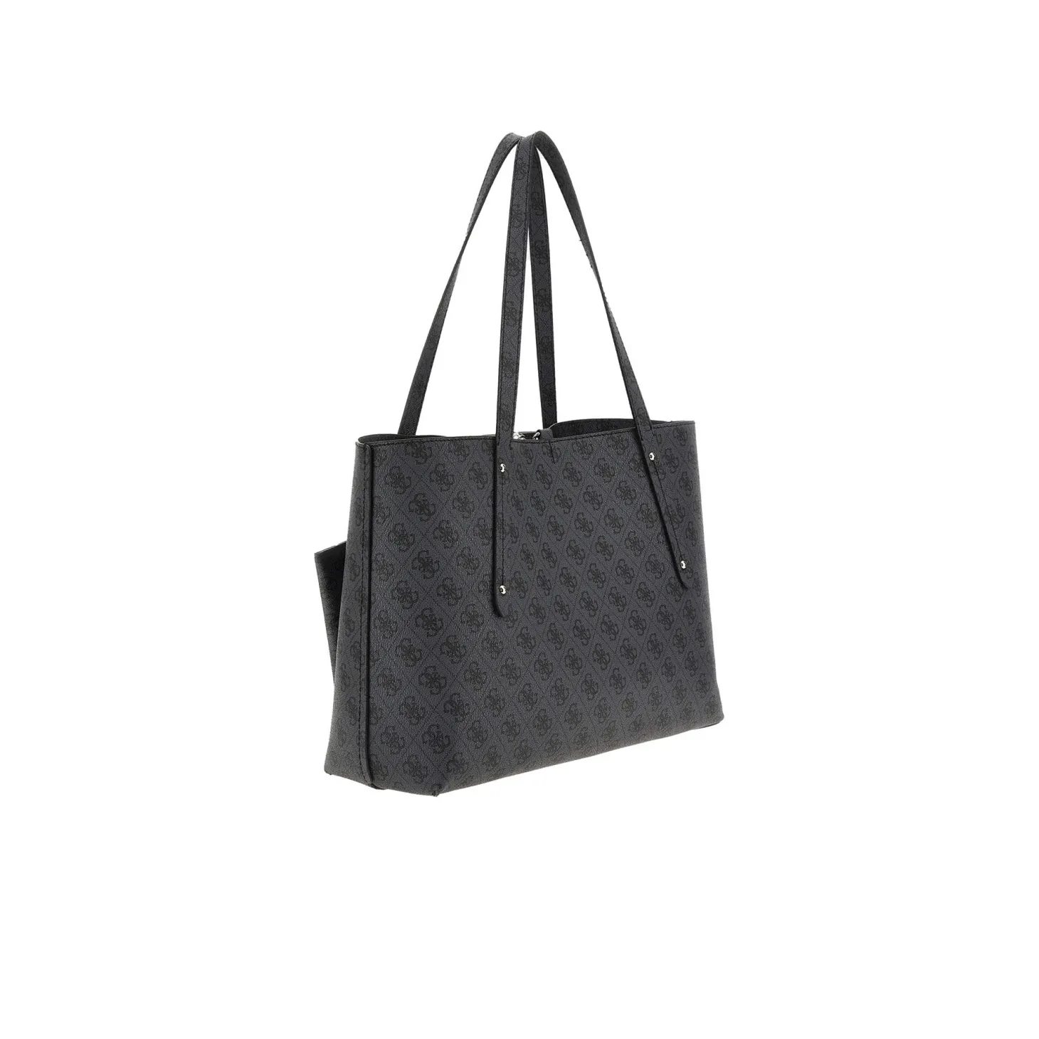 Borsa tote Eco Brenton coal logo grigio/nero
