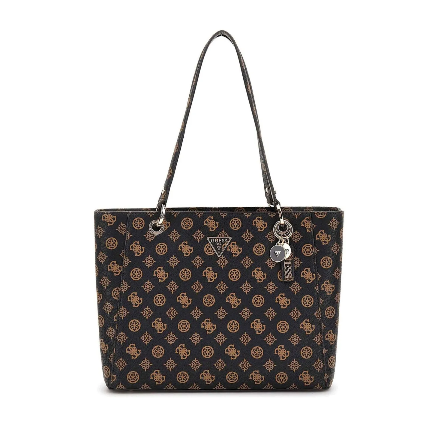 Borsa tote Noelle logo moka