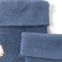 Calze antiscivolo coniglietto bluette