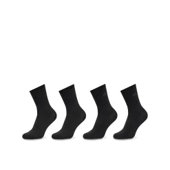 Calzini da 4 paia con logo nero
