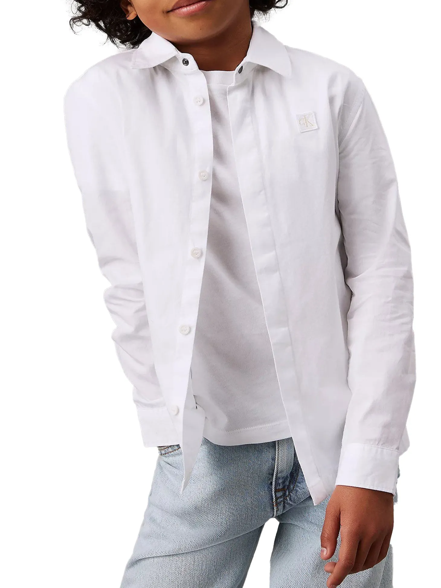 Camicia basic cerimonia bianco