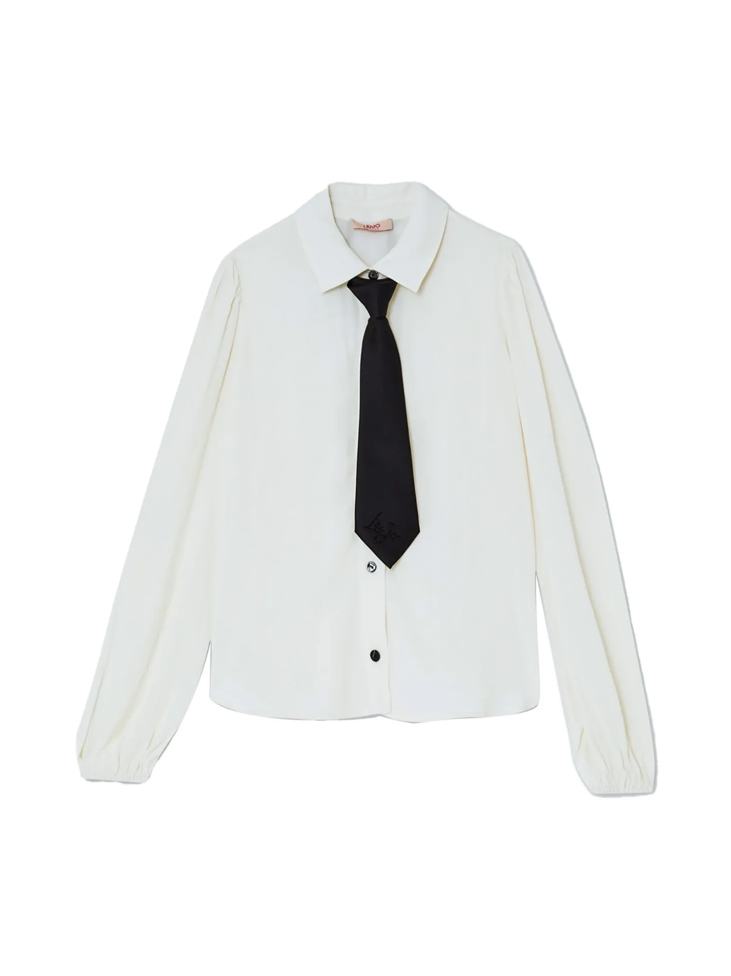 Camicia con cravatta burro