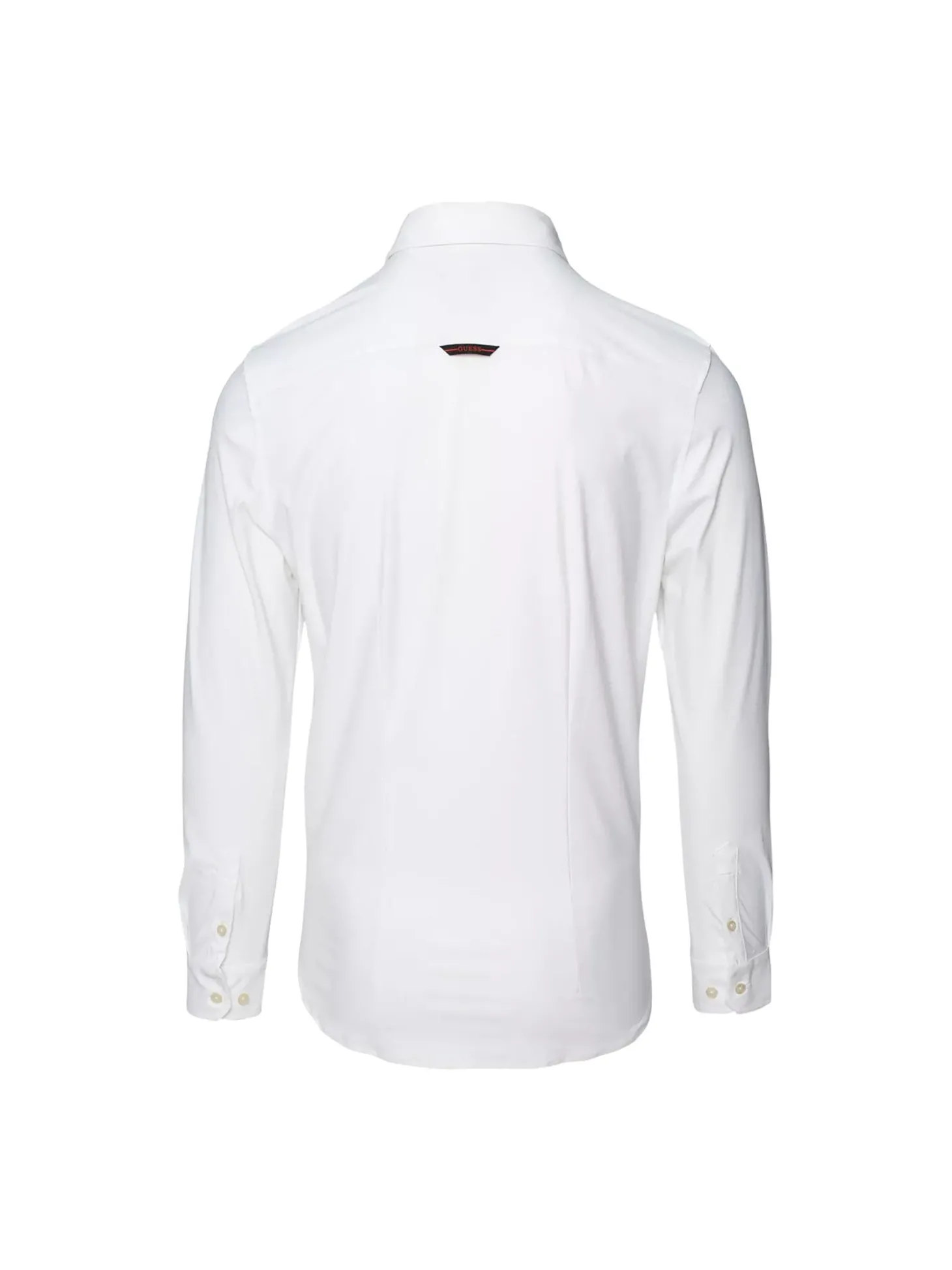 Camicia con tasca frontale bianco