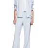 Camicia maniche lunghe oversize celeste