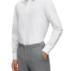 Camicia Slim Fit con collo Italiano