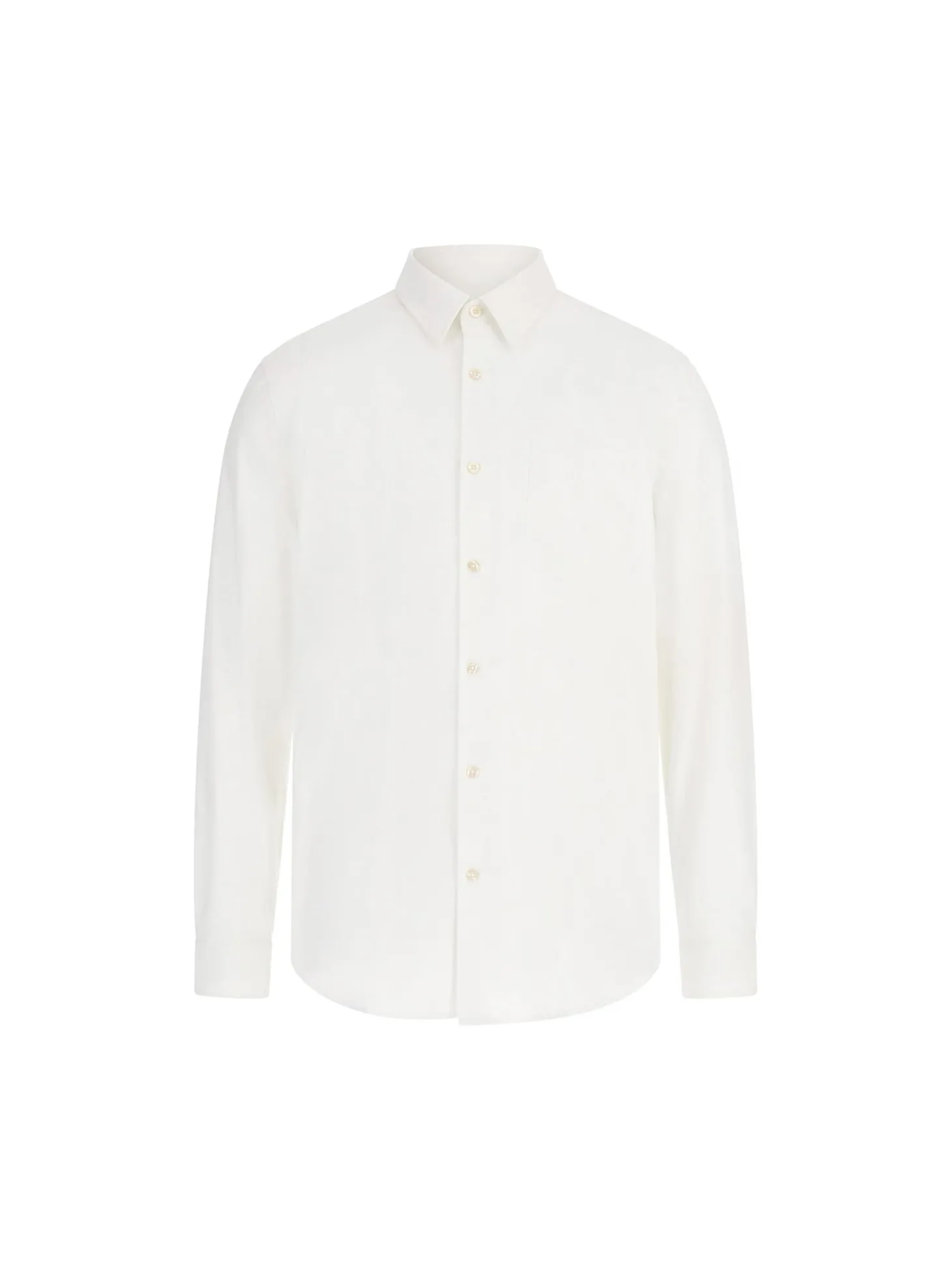 Camicia Sunset tech con tasca sul petto bianco
