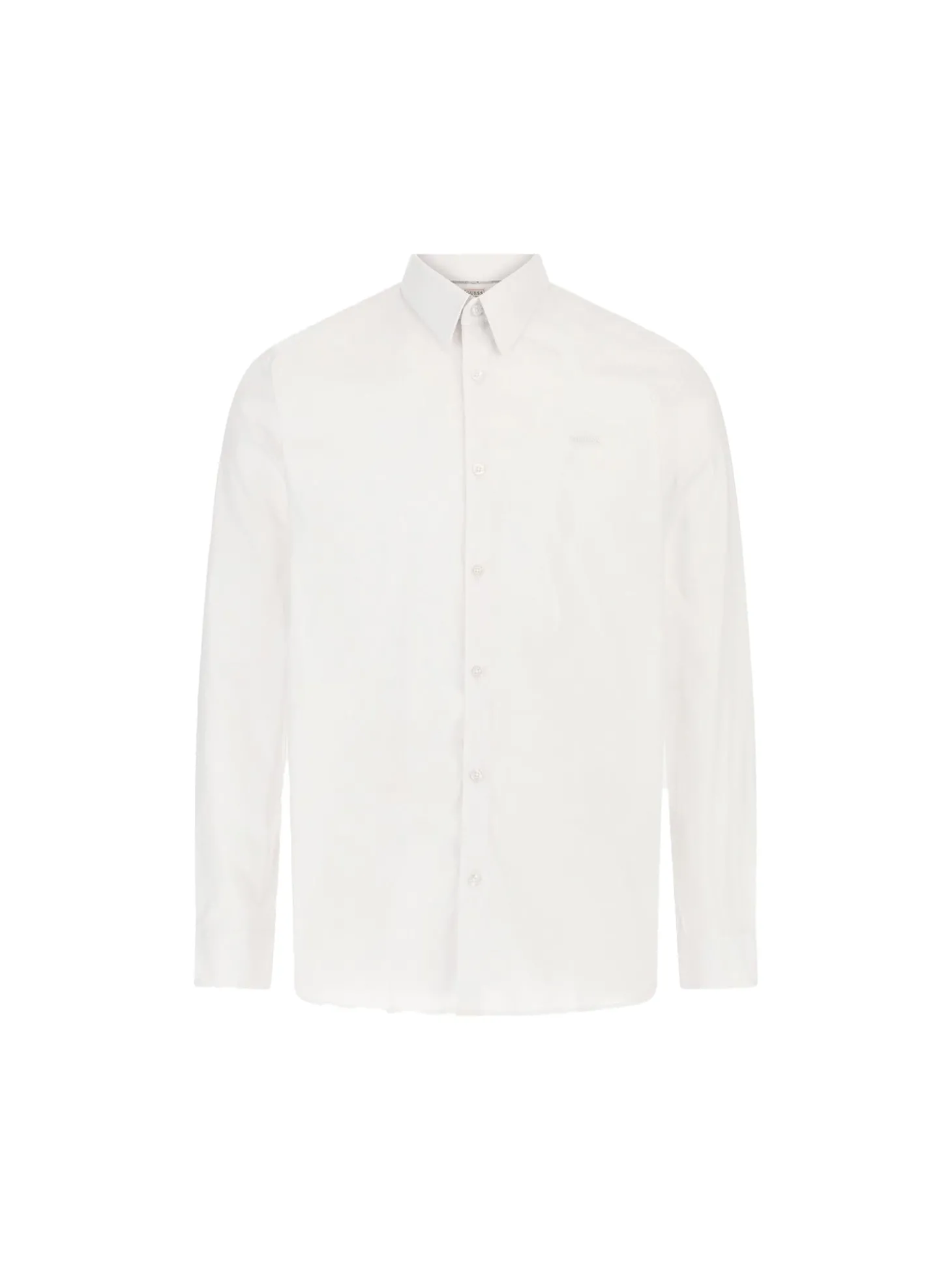 Camicia Sunset tech con tasca sul petto bianco