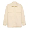 Camicia tasconi satin beige
