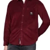 Camicia TJM in velluto a coste bordeaux