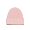 Cappello a costine monogram rosa
