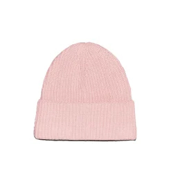 Cappello a costine monogram rosa