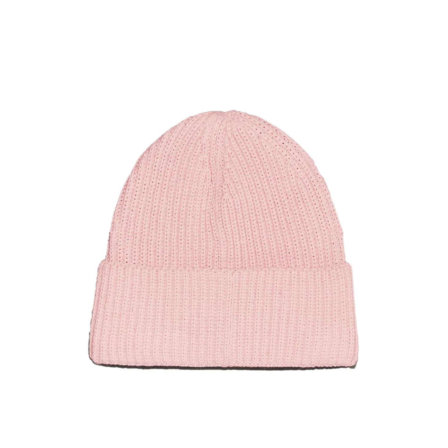 Cappello a costine monogram rosa