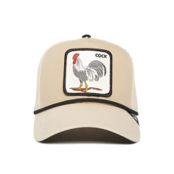 Cappello baseball the cock crema