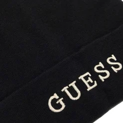 Cappello con logo a contrasto nero