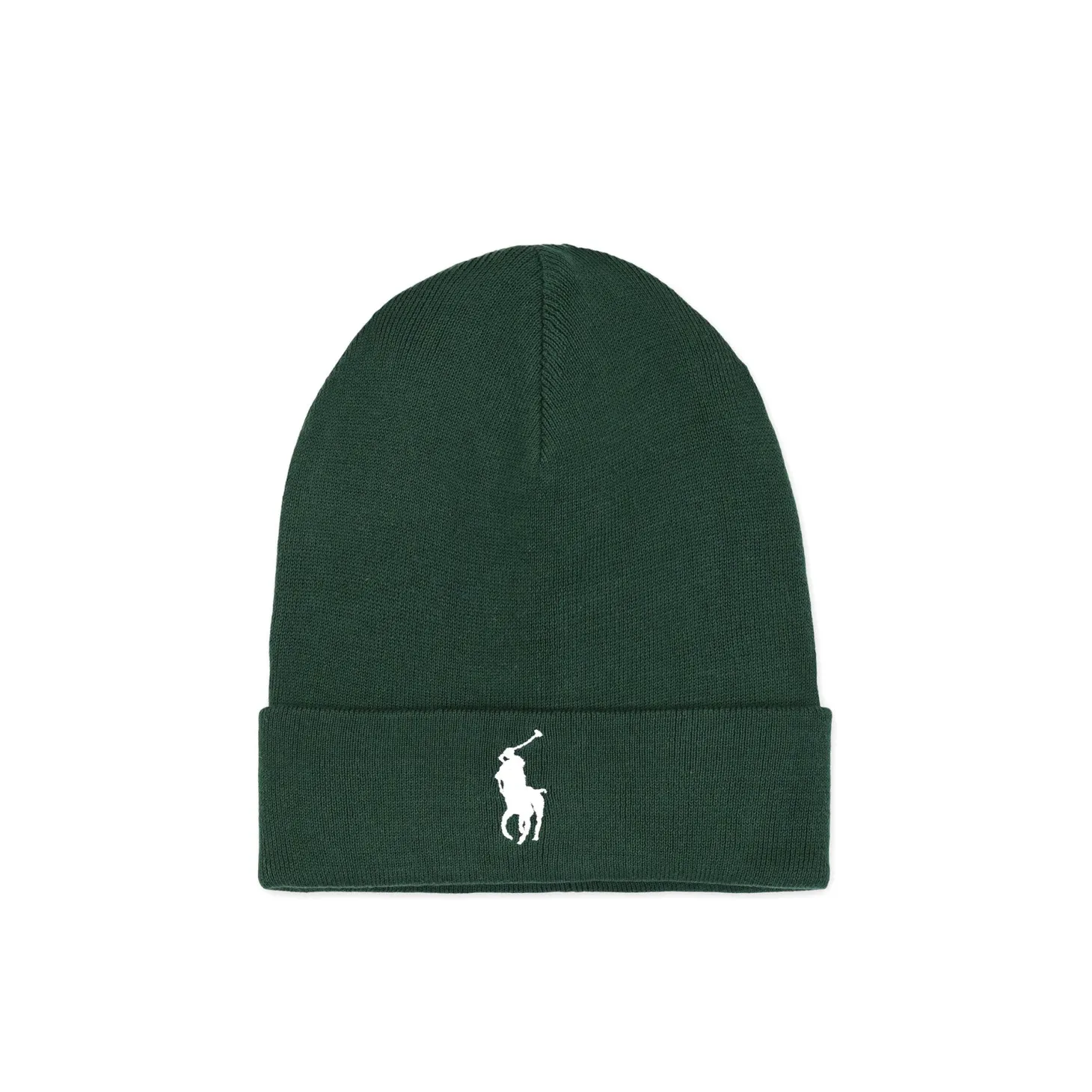 Cappello con logo frontale a contrasto verde
