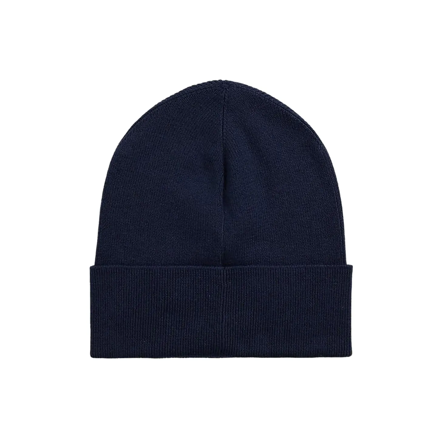 Cappello con logo laterale a contrasto blu