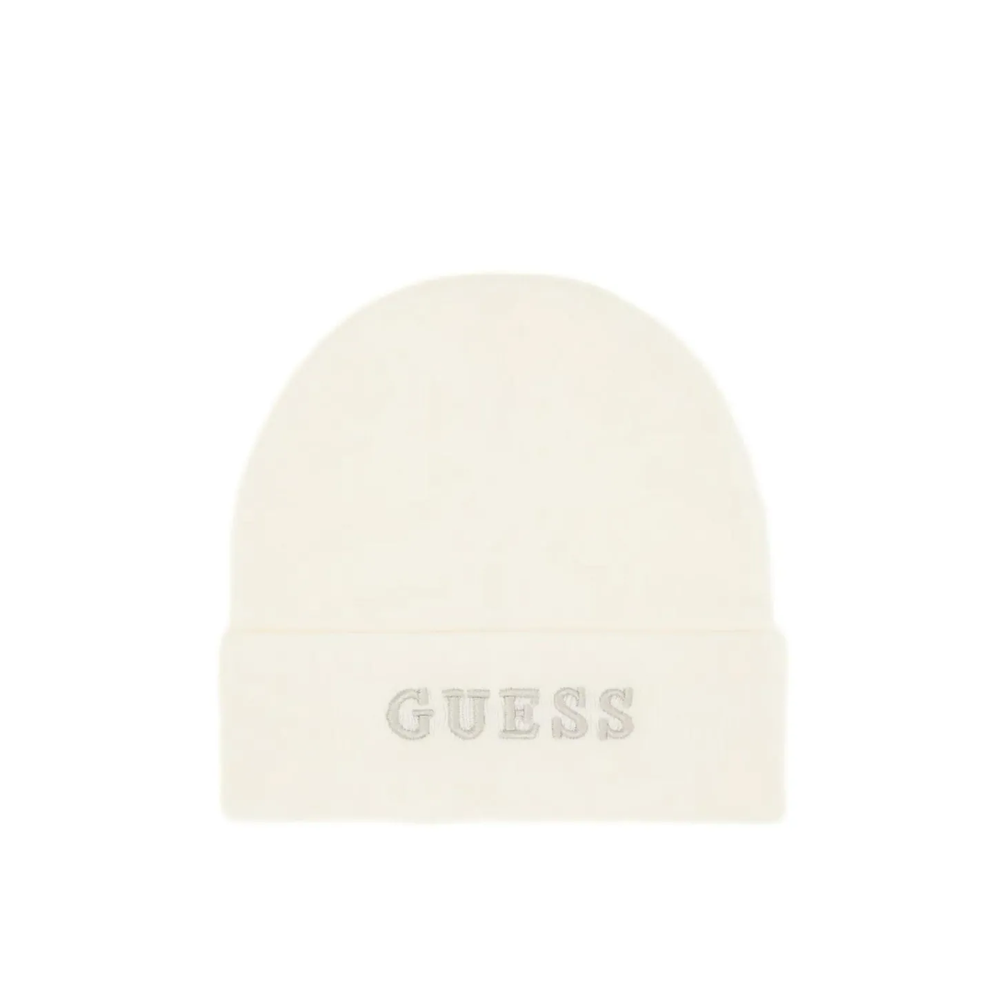 Cappello con logo ricamato bianco