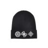 Cappello con ricami nero