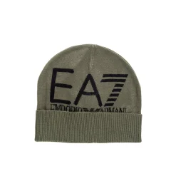 Cappello in maglia Beanie con logo verde/nero