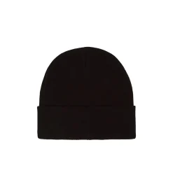 Cappello mono logo frontale nero