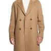 Cappotto doppio petto cammello