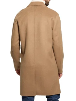Cappotto doppio petto cammello