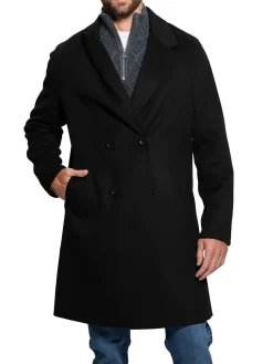 Cappotto doppio petto nero