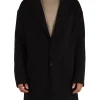 Cappotto due bottoni Krazi nero