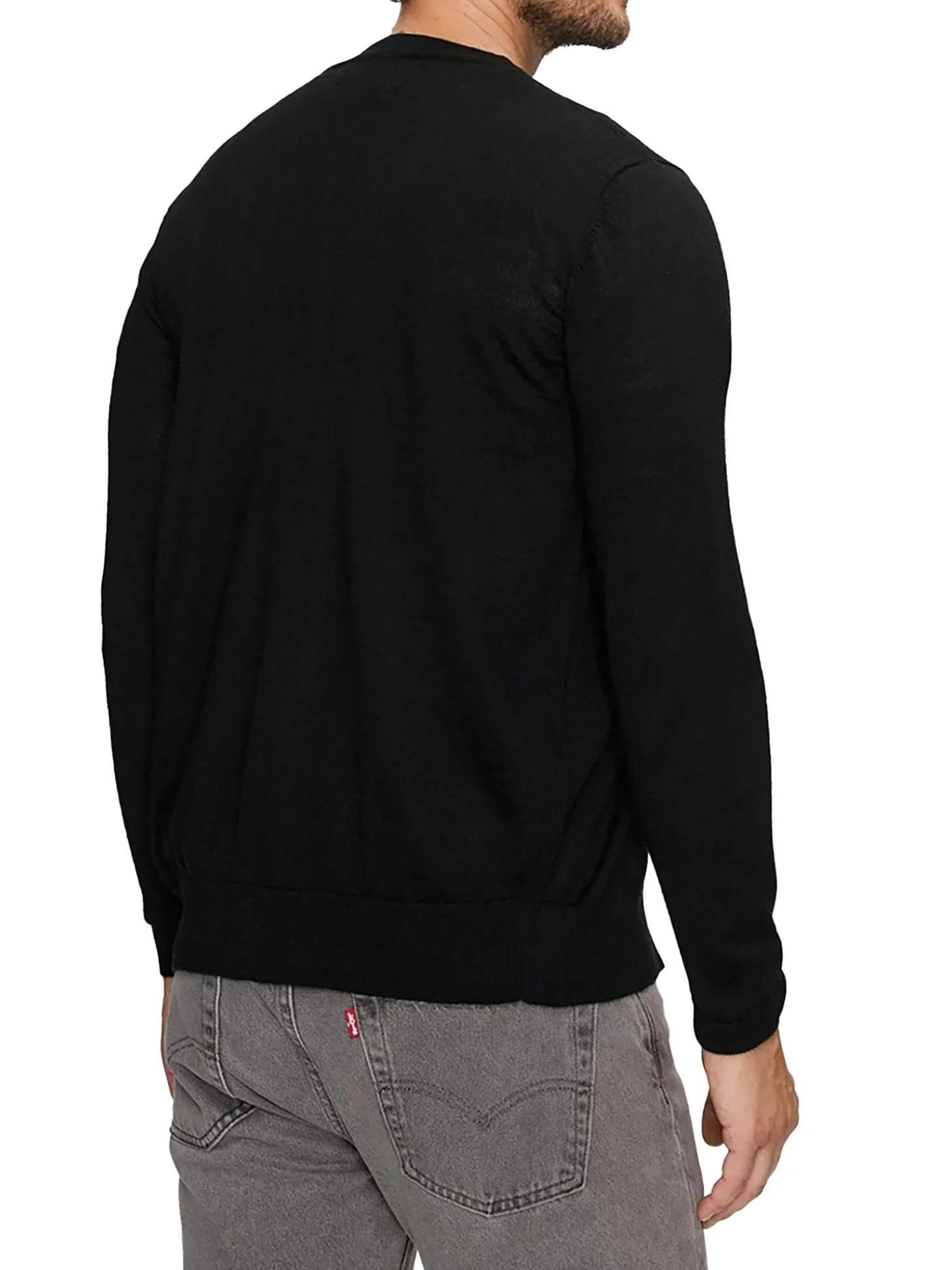 Cardigan con bottoni Chermi nero